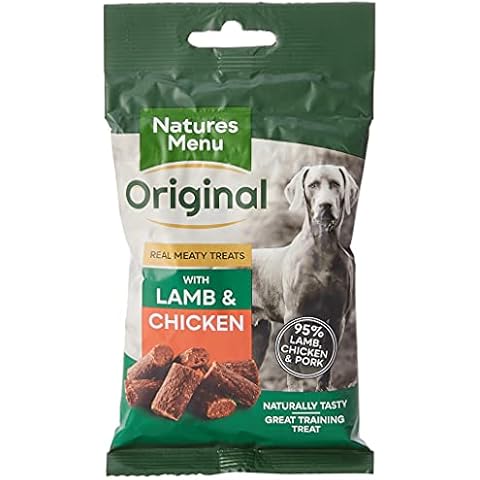 Natures Menu Real Meaty Dog Treats Chicken & Lamb 12x60gm Cover