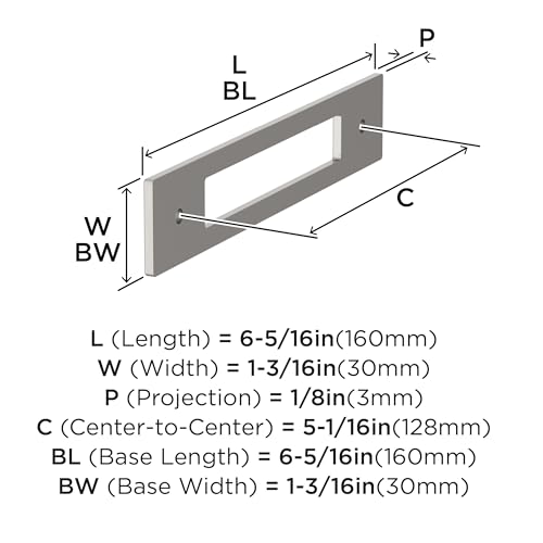 Image of Amerock Medora 5-1 /16 inch Satin Nickel Backplate