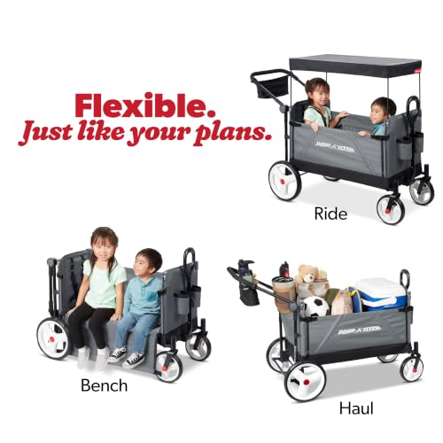 Image of Radio Flyer City Luxe Stroll 'N Wagon, for Ages 1+, Stroller Wagon for Kids