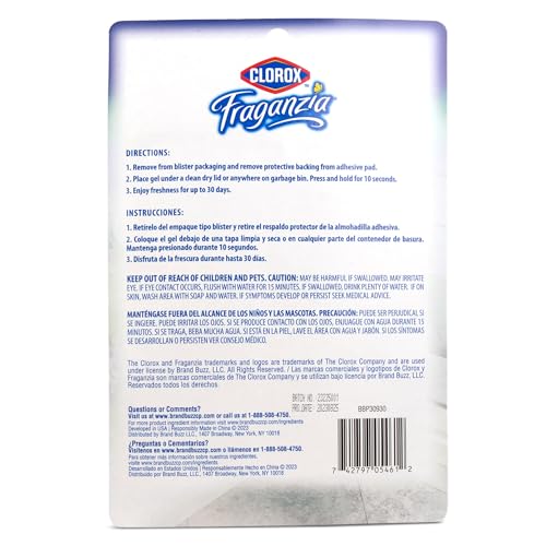 Clorox Fraganzia Stick-On Gel Fresheners, Lavender Eucalyptus, 6 Ct, 12-Pk by Clorox - Used condition - Image 6