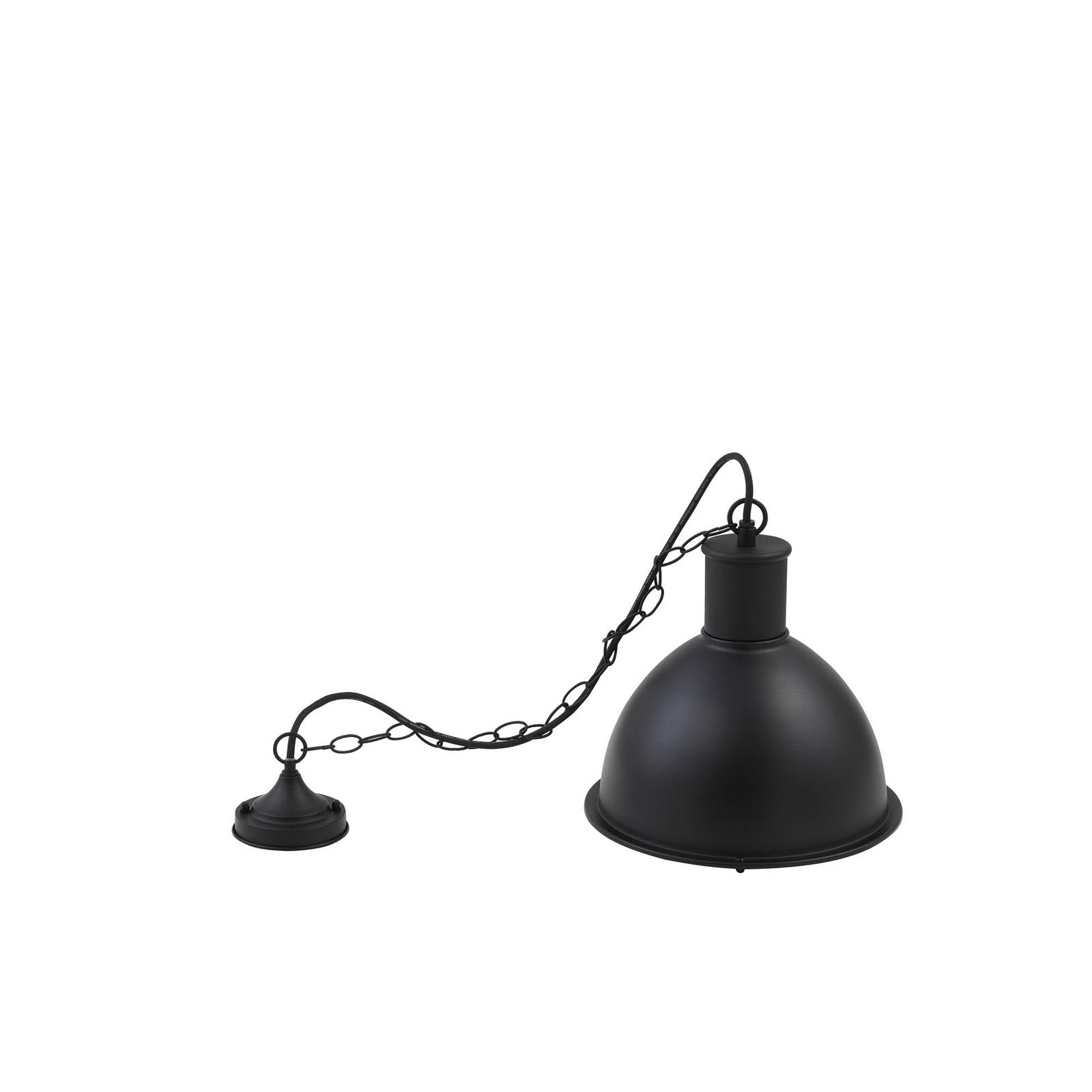 Lindby Außenleuchte Luciane (spritzwassergeschützt in Schwarz aus Aluminium (1 flammig, E27) - Pendelleuchte außen