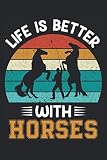  Cuaderno: caballo, caballos, equitación, carreras de caballos, deporte ecuestre,: 120 páginas rayadas: cuaderno, cuaderno de bocetos, diario, lista de ... para planificar, organizar y tomar notas.