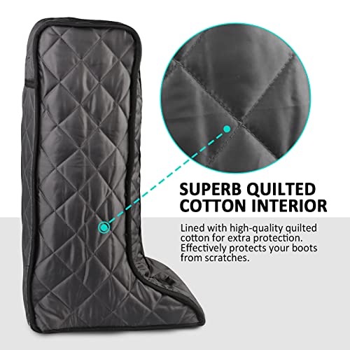 Harrison Howard Tall Boot Carry Bag Protect Rider Boots for Shows Competition Travel Long-lasting Boot Bag Tribal Abstracts2