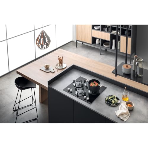 HOTPOINT Table de cuisson gaz 4 feux QS61SBK - vue 10