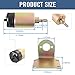 JDMSPEED New Street Rat Hot Rod Car Truck 85LB Shaved Door Handle Kit Replacement for 2 Doors Popper Solenoid