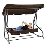 Hollywoodschaukel Sunset Dunkelbraun - 4