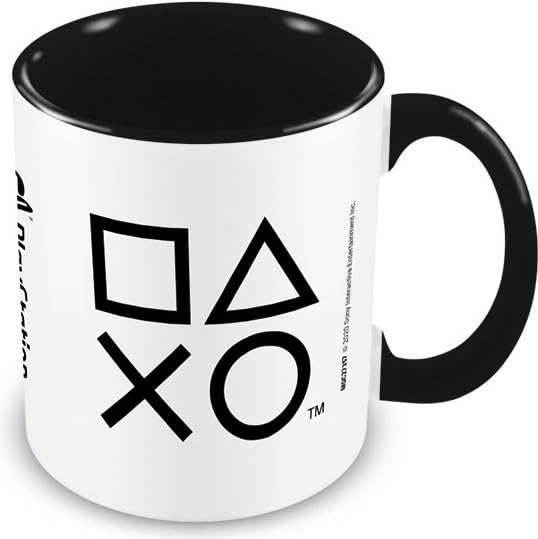 Playstation Tasse (Shapes Design) 315ml Keramik Kaffee-Becher - Offizielles Merchandise