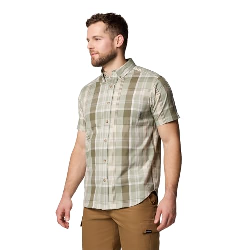 Columbia Mens Rapid Rivers II Short Sleeve Shirt, Safari Multi Plaid, Medium3