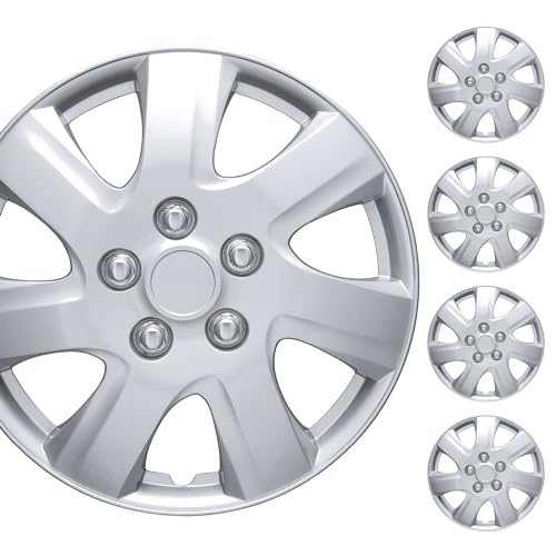 BDK Hubcaps Wheel Covers For (2006-2014) Toyota Camry 16 Inch Hubcaps Set Of 4, Snap-on Direct OEM Replacement For Toyota Camry Hubcaps 16 Inch Wheel Covers Impact-Resistant High Durability by BDK - Used condition - US$46.53