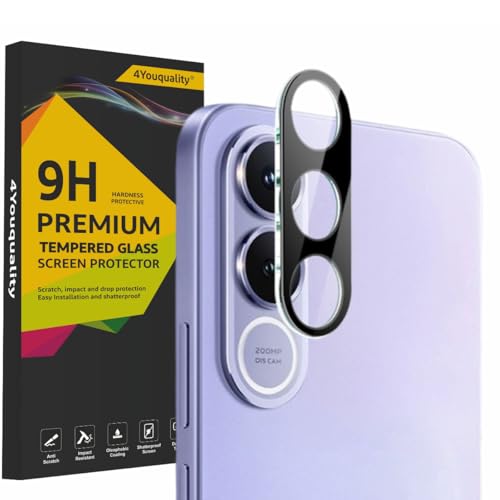 Image of 4youquality Back Camera Lens Protector Compatible with Vivo V70 FE (1 Pack) | 9H Tempered Glass Camera Guard | Military-Grade Protection | Ultra Clear HD | Bubble-Free Easy Installation | Case Friendly Design