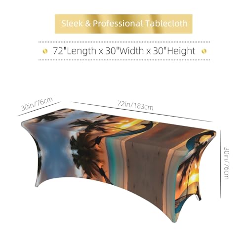 Nappe rectangulaire extensible 1,8m pour cacher une table usée