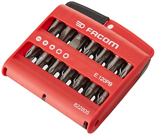 FACOM Jeu d'Embouts E.120PB Coffret Anti-Ripage pour Solutionner les Vis Bloquées - 3