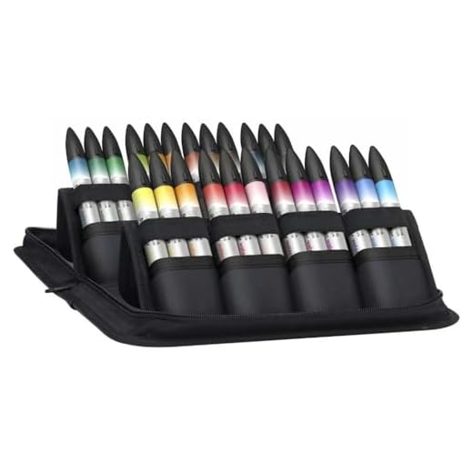 Winsor & Newton Rotuladores Acuarela, Colección Básica, Set de 24