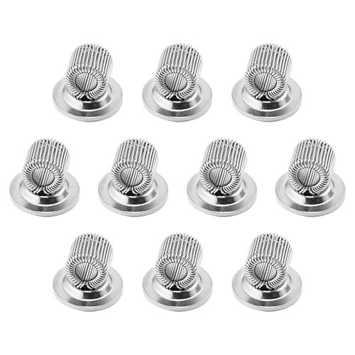 Vidsmow Portalápices de Acero Inoxidable 10 Piezas Clips de Soporte de Bolígrafo, Pizarra, Escritorio, Calendario y Más