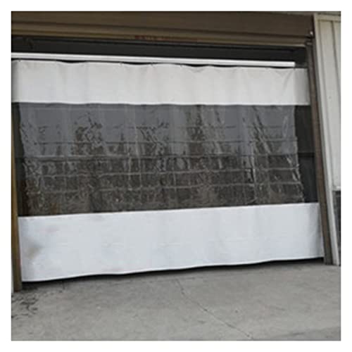 Tenda divisoria in PVC trasparente antipolvere per verande, autolavaggi e magazzini, impermeabile, misura 47 (3 x 2 m)