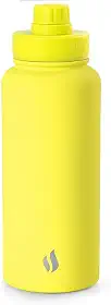 TERMOPRO Squeeze Térmico Mayall 1L Verde Dupla camada Aço Inox com Alça e Tampa Antivazamento Bebidas Quentes e Frias