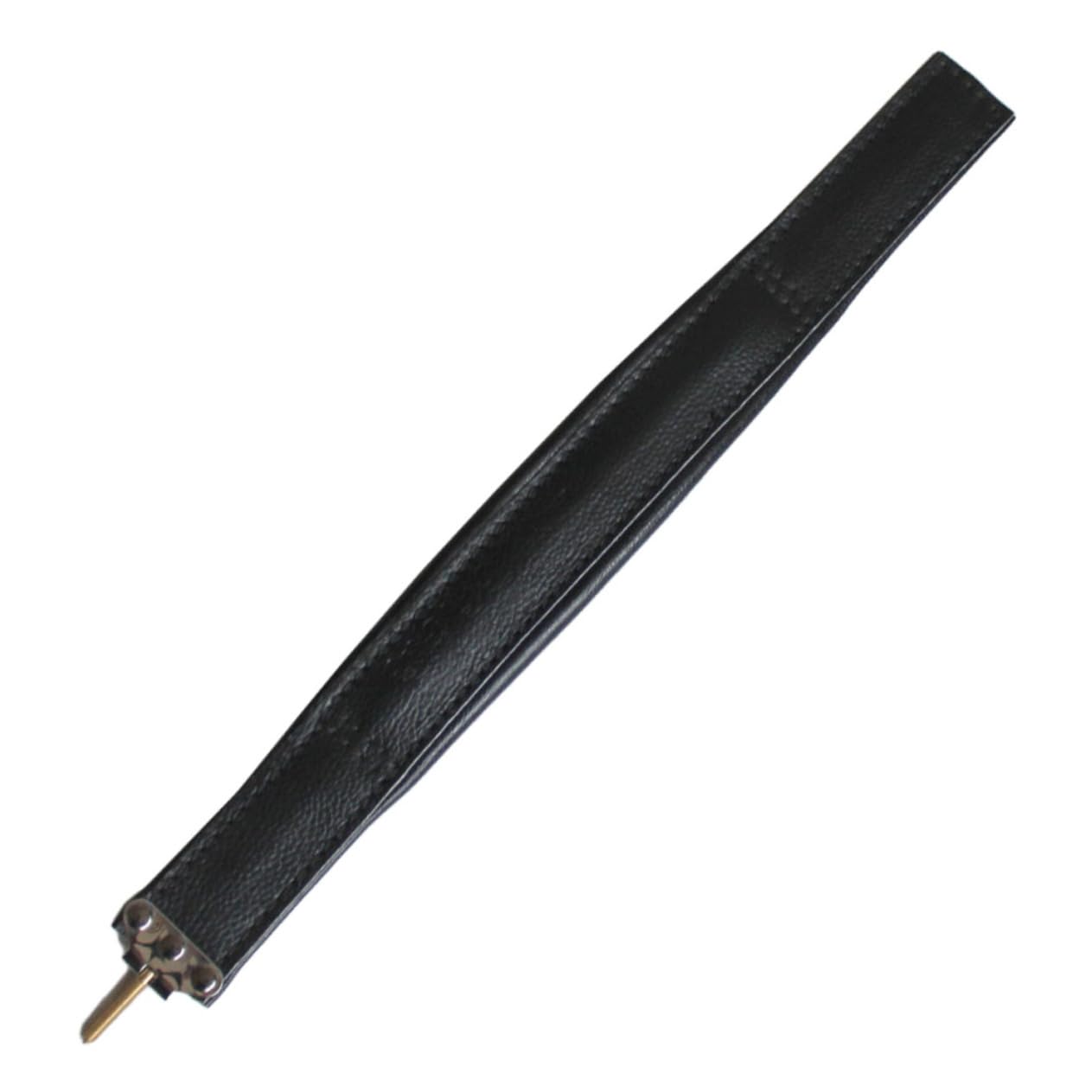 VICASKY Correa de Bajos para Acordeón de Piel de Vaca, para Zurdos, Acolchada y Ancha, Cómoda y Ligera, Accesorio de Repuesto Negro