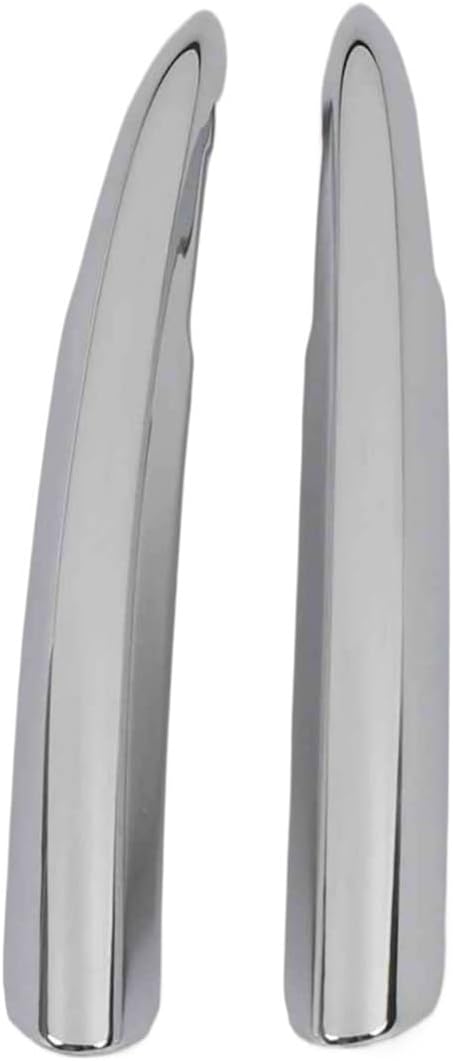 ABS Carbon Fiber Pattern Rear Foglight Lamp Trim Cover Fit for Civic 10th 2016-2021(Rear Silver 2)