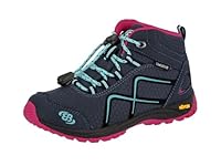 Brütting Guide High Unisex Kinder Trekking- & Wanderstiefel, Marine Pink Türkis, 29 EU