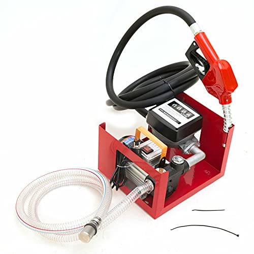 Bomba de combustible diésel de 60 litros, bomba de gasóleo para calefacción de 550 W, autoaspirante, 230 V, bomba de combustible diésel, bomba de combustible automática, boquilla de inyección