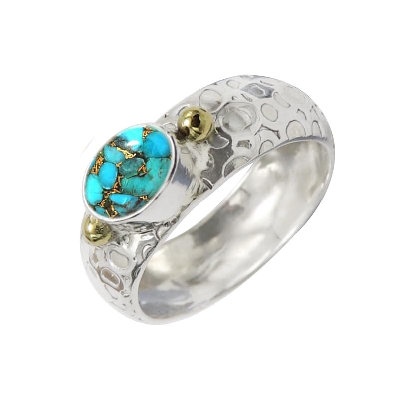 CRG1070AA - Anillo de plata de ley 925 con piedras preciosas para hombre y mujer, anillo de todos los tamaños, hecho a mano