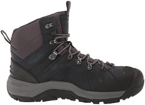 KEEN Men's Revel 4 Mid Height Polar Insulated Waterproof Snow Boots, Blue Nights/Magnet, 7.5 | Image 5
