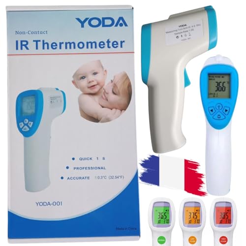 Thermomètre à infrarouge sans contact fiable au design ergonomique
