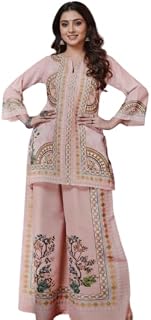 EarthLoom Co-ord Set for Women, Long Sleeves Turkish Cord set, Floral Print Ethnic Casual Festive Style,Wear as Causal Par... Price In India