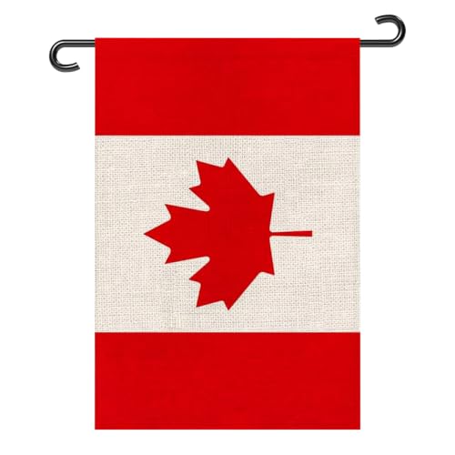 ZDSSM Canada Garden Flag 12x18 Inch, Canadian Yard Flag Outdoor Decor