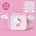 Kidamento kiimento Soft Silicone Camera Case Durable and Adorably Stylish Bag - Adjustable Soft Strap With Buckle - Promotes Comfort and Independence - Hello Kitty
