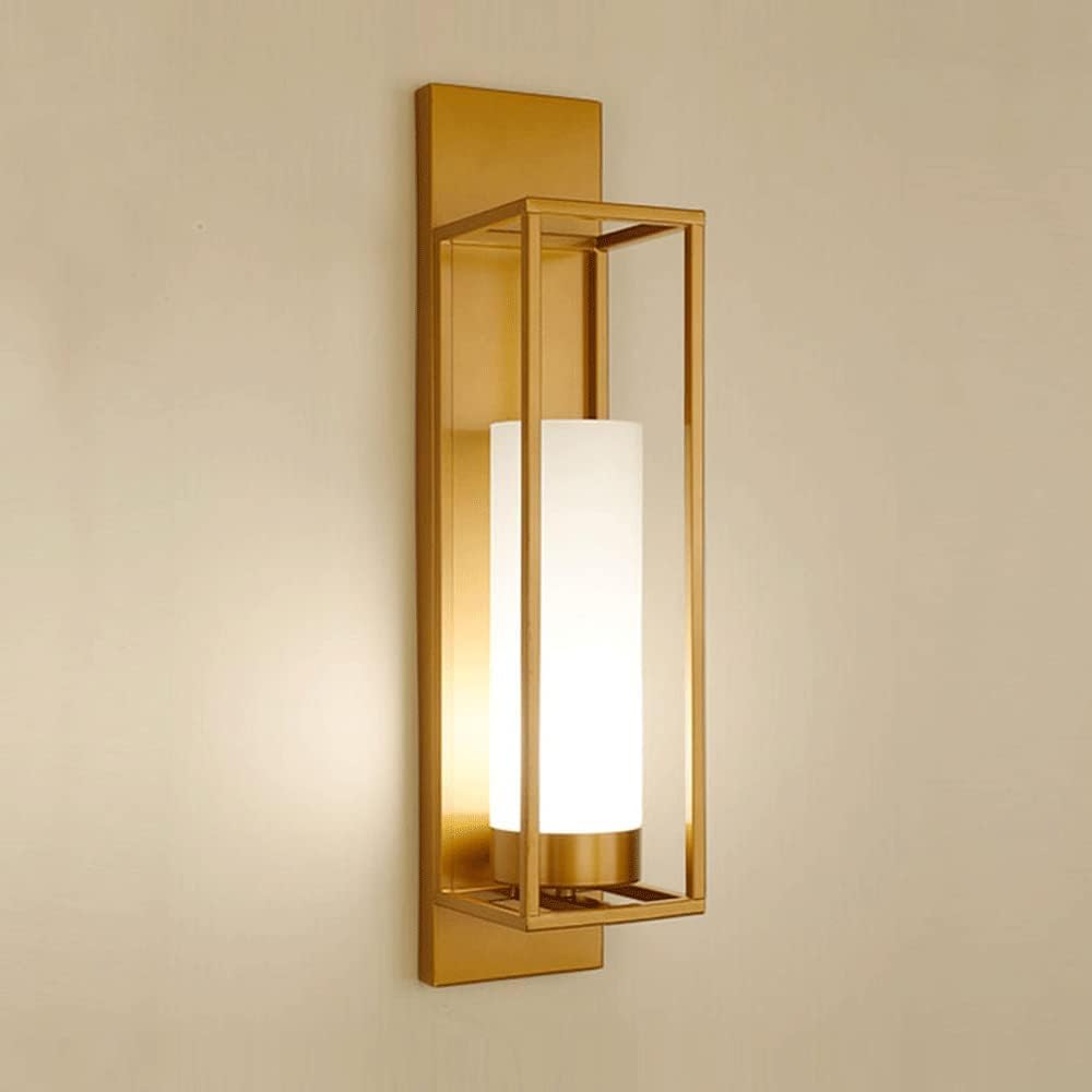 OLSKFUH Industrial Wall Sconces, V-Intage Farmhouse Wall Sconces Lighting, Metal Wall Light Fixtures, Indoor Rustic Rectangle Compatible With Living Room Bedroom Hallway,Chandeli,