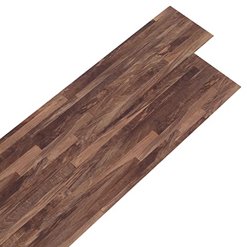 NMOZATA 36 Stück Pvc Bodenbelag Selbstklebend mit Holzoptik Vinylboden Selbstklebend Dicke 2 mm Wasserdicht Bodenfliesen Selbstklebend für Küche Wohnzimmer Bodenbelag (5.02㎡,Braun) NMOZATA 36 Stück Pvc Bodenbelag Selbstklebend mit Holzoptik Vinylboden Selbstklebend Dicke 2 mm Wasserdicht Bodenfliesen Selbstklebend für Küche Wohnzimmer Bodenbelag (5.02㎡,Braun)