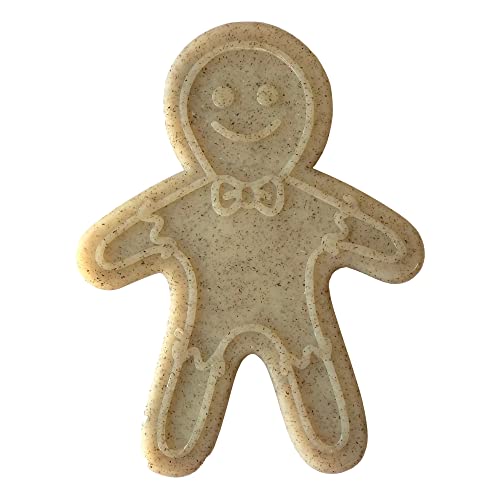 SodaPup Gingerbread Man – Durable Dog Chew Toy Made in USA from Non-Toxic, Pet Safe, Food Safe Nylon Material for Mental Stimulation, Clean Teeth, Fresh Breath, Problem Chewing, Calm Nerves, & More
