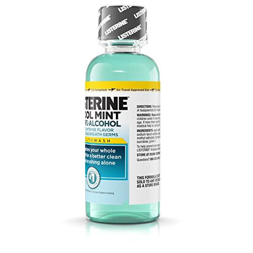 Listerine Antiseptic Zero Cavity Mouthwash, Clean Mint, 3.2 Ounce (Pack of 24) - image 7