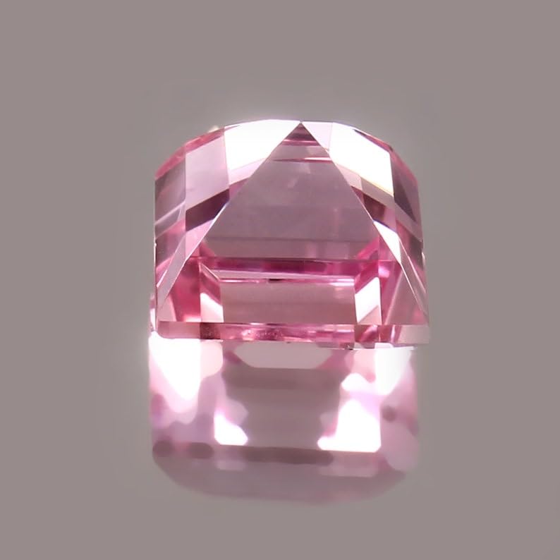 Morganite naturelle taillée 9x9mm pour création de bijoux uniques - 5