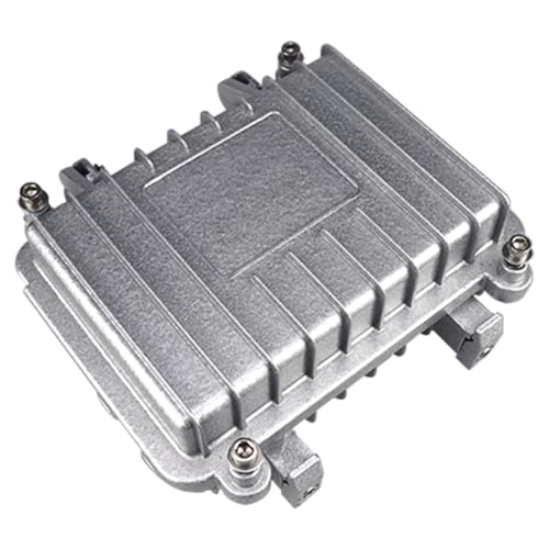 Mokamika Caja metálica AP Bridge, amplificador AP para estaciones base de puente inalámbrico, carcasa de metal impermeable de aluminio fundido