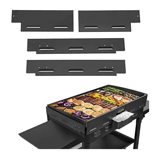 AOKEMAi Wind Guard for Blackstone 36 Inch Griddle, Wind Screen to Protect The Flames, Blackstone Griddle Accessories Compatible with Rear Grease Cup, Stable Without Dropping (Fit for 36” Griddle)