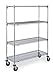 Adjustable Shelf Wire Cart, 18 in. W