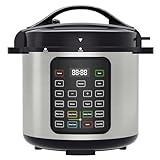 Electric Pressure Cooker, 8 Quart Stainless Steel Programmable Multi-Function Cooker, 16-in-1 Rice, Steamer, Yogurt Maker, Slow Cook, Meat Stew,...