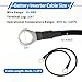 VekAuto 1 Pcs Battery Inverter Cable 10 AWG Gauge 1.5FT 3/8
