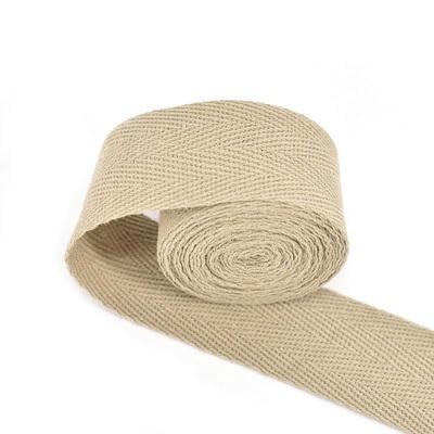 Paquete de cinta de espiga con cinturón de algodón 100% de 30MM de ancho, cinta de algodón de 50 yardas para ropa hecha a mano, aproximadamente 50 yardas_~
