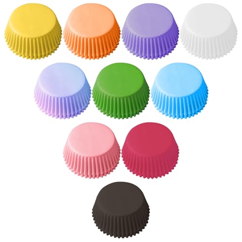 500 Mini-Caissettes à Gâteaux, Moules En Papier Jetables, Résistants à La Graisse Et Antiadhésifs Pour Un Démoulage Facile, Adaptés Aux Fêtes, Mariages...