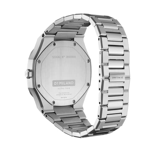 Image of D1 Milano Ultra Thin Women's Luxury Watch, Stainless Steel Case, Quartz Movement, Stainless Steel Strap, 50M Water Resistant Timepiece, Blue Dial, 2 Years Warranty - UTBL17