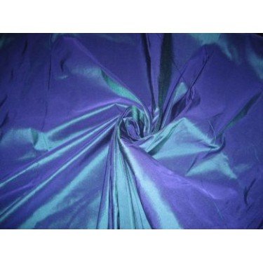 Soie Dupioni haut de gamme tissu vert violet 137,2 cm pour haute couture