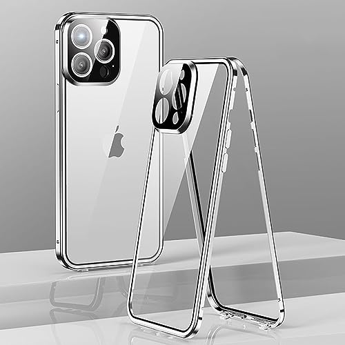 Coque iPhone 14 Pro magnétique en verre double face pour protéger vos photos en voyage