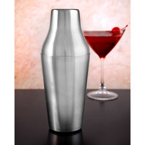 BarConic 2 pieces stainless steel cocktail shaker 18 ounces - martini drink mixer