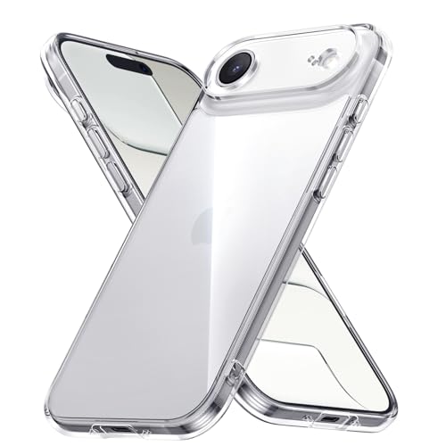 UGREEN for iPhone Air Case Clear Cover [Military-Grade Protection] [Upgrade iCrystal Anti-Yellowing Tech] Anti-Scratch Camera Control Protective Cover Ultra Slim Transparent Case