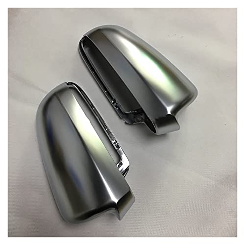 Couvercle de miroir chromé mat pour rétroviseur extérieur Audi A6 C6 - 2