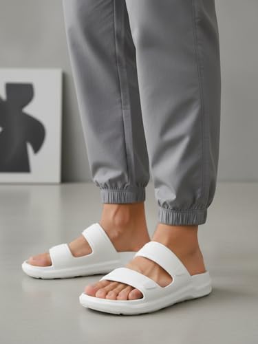 Image of Carlton London Men's Dual Strap Lightweight Comfort Slide Flip-Flop