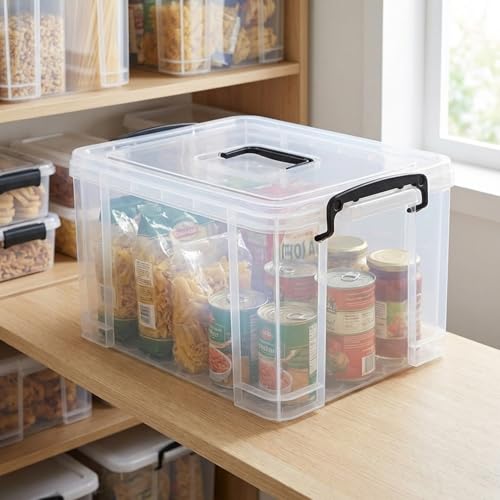 �������[�{�b�N�X ��e�� ���[�I�[�K�i�C�U�[ PP�f�� �ω׏d �X�^�b�L���O�\ �ߗށE�G�݁E�z�c���[ 265×180×135mm �ȃX�y�[�X �������� �ƒ�p ���ړI���[�P�[�X (430*295*240 mm,A)